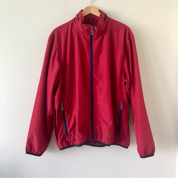 Vintage L.L. Bean Windbreaker with Hidden Hood and Zipper Pockets Size Large - Picture 1 of 12